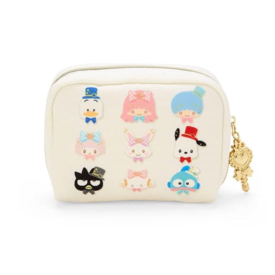 SANRIO Pouch (I'll make you love me even more) Sanrio Characters Approx. W13×D6×H10cm Polyester, Cot