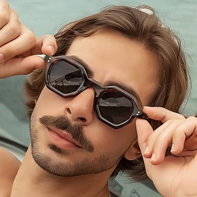 Women's Sunglasses, Fashion Polygonal Men's and Women's Sunglasses, Casual Sunglasses