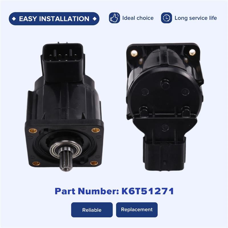 AUTO For Isuzu Truck 24V Turbocharger Actuator Plug W5.2L Exhaust Valve Common Rail High Pressure EGR Valve K6T51271 K6T51274 чёрный