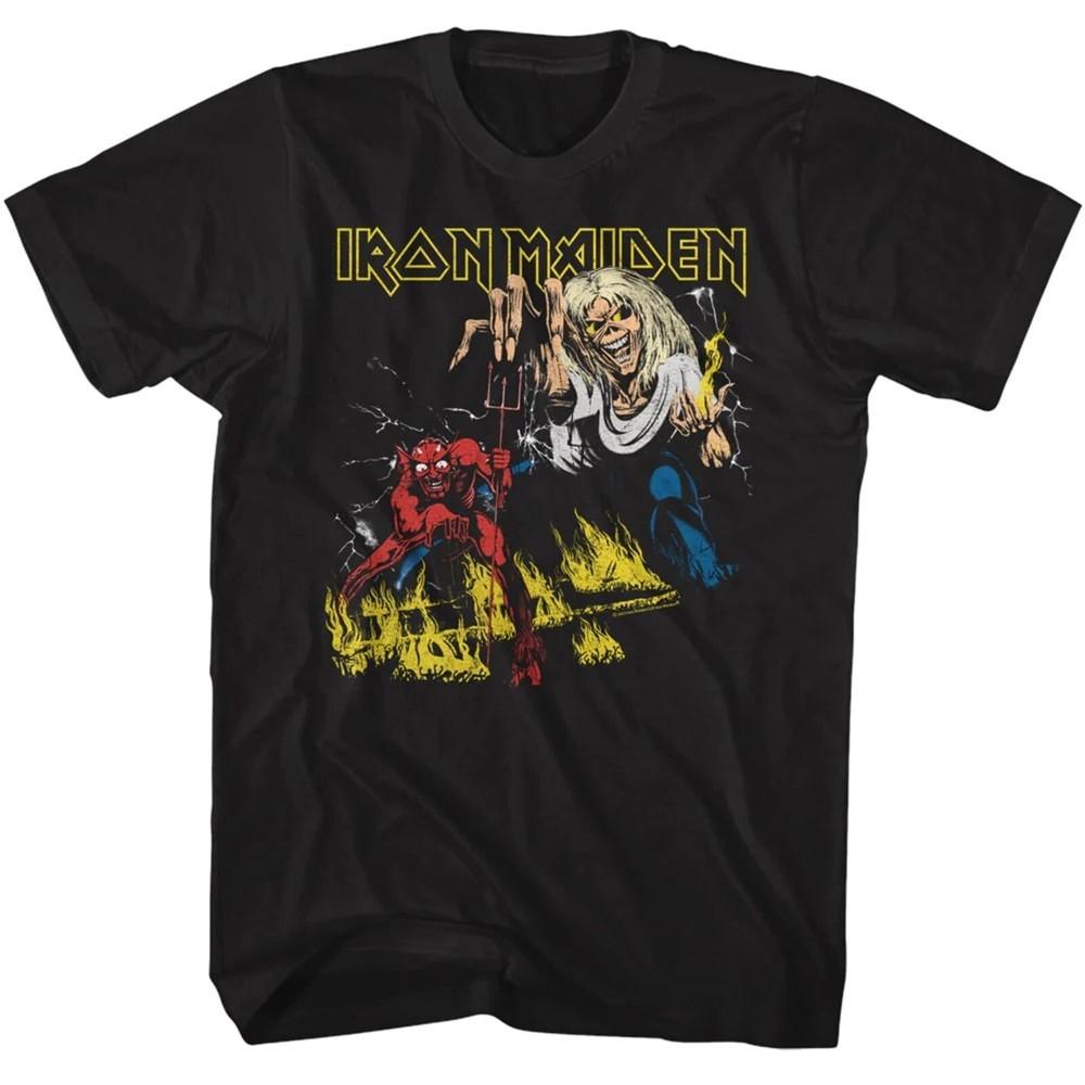 

IRON MAIDEN - NUMBER OF THE BEAST CD COVER Official SHIRT LRG New powerslave son Unisex T-Shirt XXL