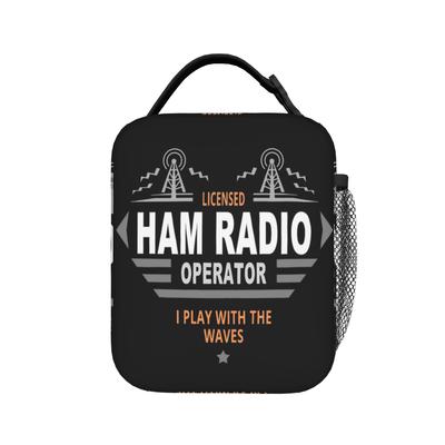 Licensed Ham Radio Operator Aka Amateur Radio Operator Insulated Lunch Bag Lunch Container Thermal Bag Lunch Box Tote
