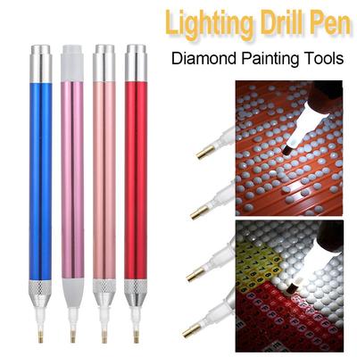 DIY Sewing Accessories Crystal Point Drill Pen Diamond Painting Tool 5D Diamond Painting Lighting