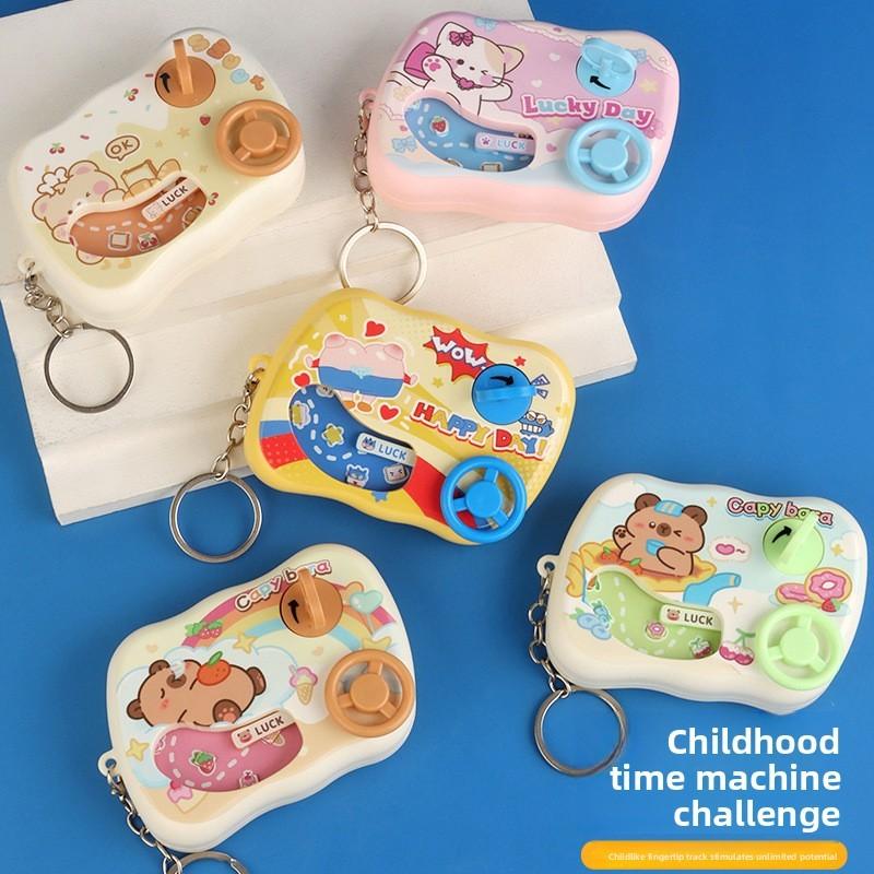 Bear Capybara Cute Cartoon Printed Steering Wheel Challenge Game Pendant Console