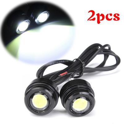 12V Motorcycle Ice Blue LED Lens Light Fog Driving Torch Lamp Spotlight 5x2.5cm