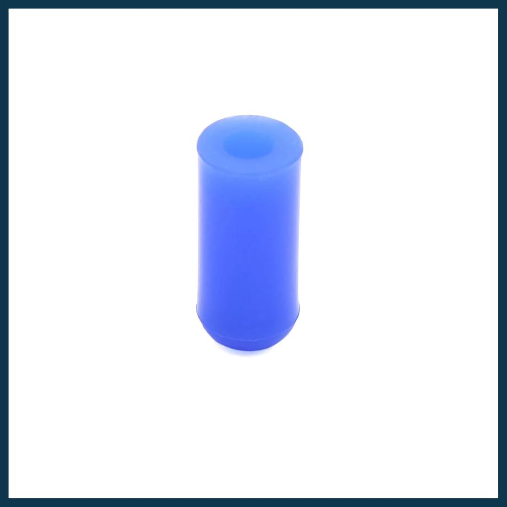 5pcs 4mm 5/32" Silicone Blanking Cap Intake Vacuum Hose Tube End Bung Blue Automotive Parts
