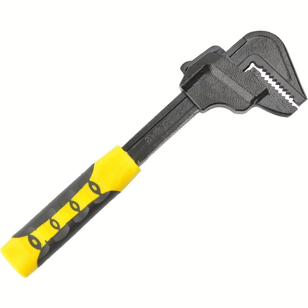 Multi-functional Adjustable Hand Wrench Non-slip Design F Type Wrench  Bathroom Use жёлтый