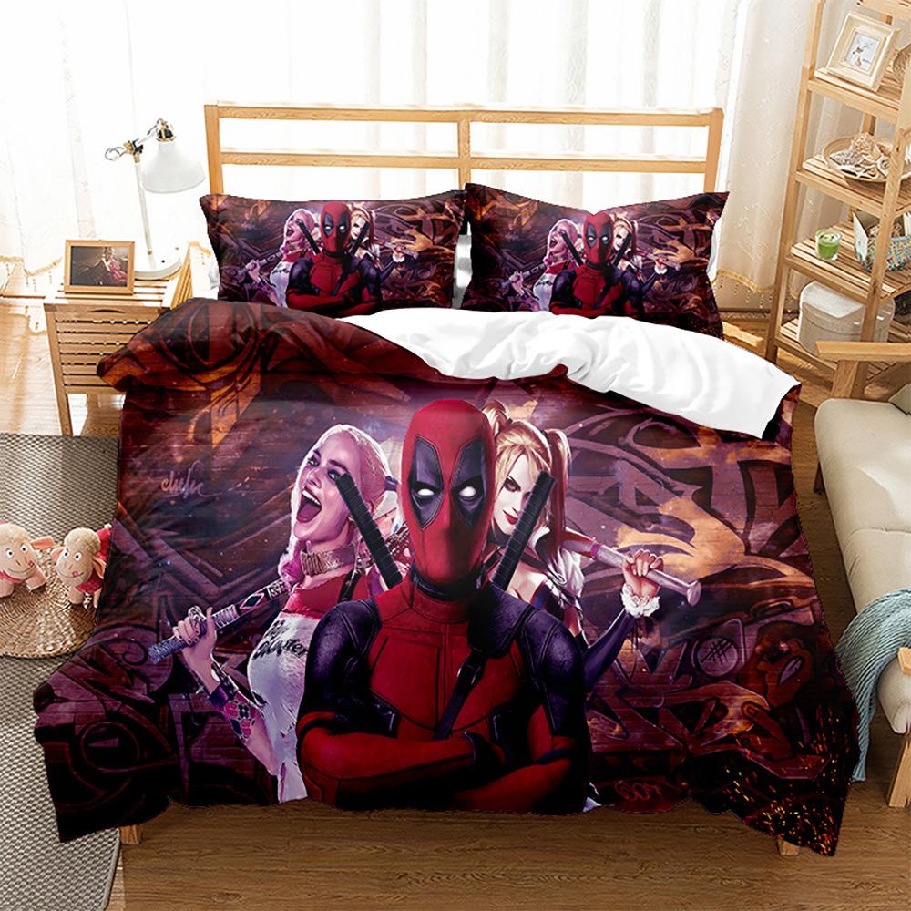 Three-Piece 3D Digital Printing Bedding Kit
