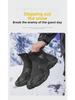 Men's 2024 Autumn High-Top Waterproof Non-Slip Work Boots with Velvet Lining