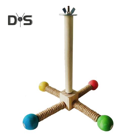 

Вращающаяся подставка для птиц, игрушка-жердочка, вращающаяся на 360 градусов, деревянное колесо для упражнений, жердочка для попугаев, аксессуары для попугаев, волнистых попугайчиков, неразлучников, зябликов, конур E
