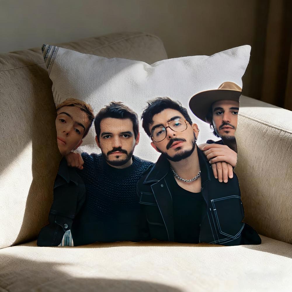 M-morat Band Pillow Case Pillowcase, Double-sided Printed, Sofa Cushion, Bedroom Headboard Pillow