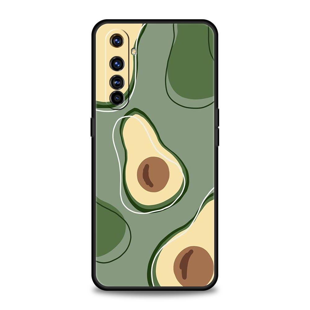 

Cute Avocado Soft TPU For Realme 13 12 11 10 9 Pro Plus GT3 GT2 C21 C25 C35 C53 C55 C67 Pro 5G Phone Case Cover Fundas Capas Bag realme c21
