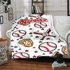Custom Name Baseball Theme Printed Blanket - Perfect for Couch, Bed, Travel & Outdoor Use | Machine Washable, Cozy & Durable.