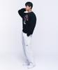 BORN TO WIN Double B Emblem Sweatshirts [Black]