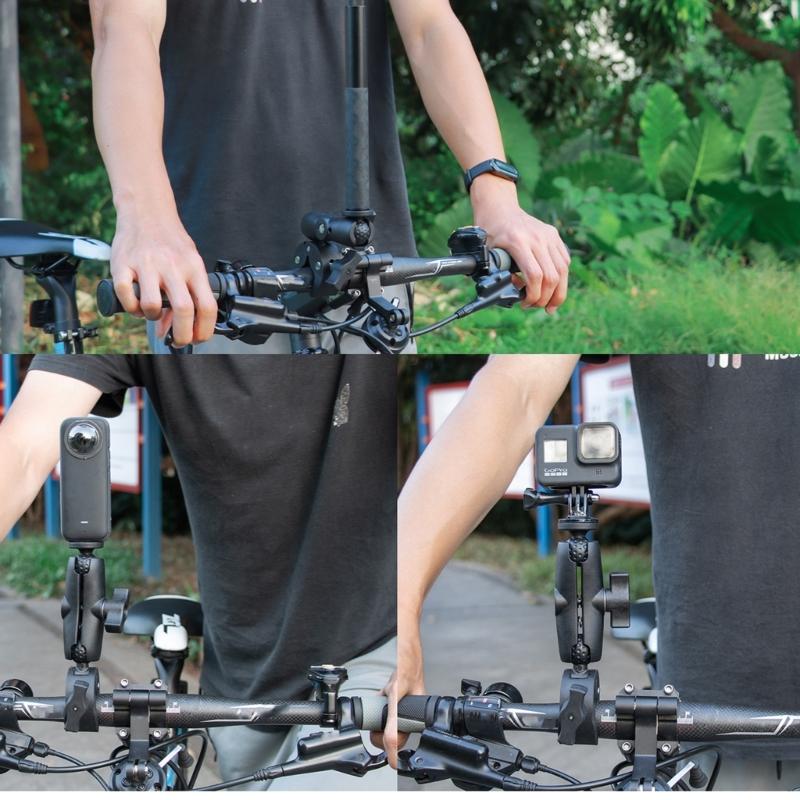 Secure Mount Bracket for Action Cameras Clamp Mount Enhances Filming Experience Easy to Use Recording Solution