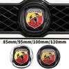 3D ABS Car Hood Front Bonnet Grill Rear Trunk Emblem Logo Badge Sticker For FIAT 500 Abarth Ducato Panda Grande Punto Tipo Pulse