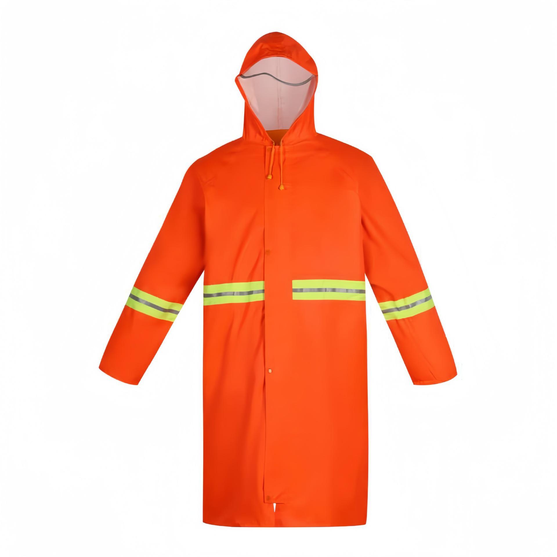 Reflective Raincoat and Pants Set - Fluorescent Green, Double-Layered for Traffic and Road Safety 4XL (Height 180-185cm, 180 Jin)