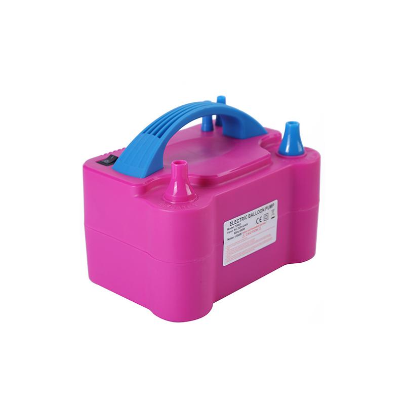 

High Voltage Double Hole AC Inflatable Electric Balloon Pump EU Plug Electric Air Balls Pump All Style Inflator Pump Portable Ai VDE 220-240V