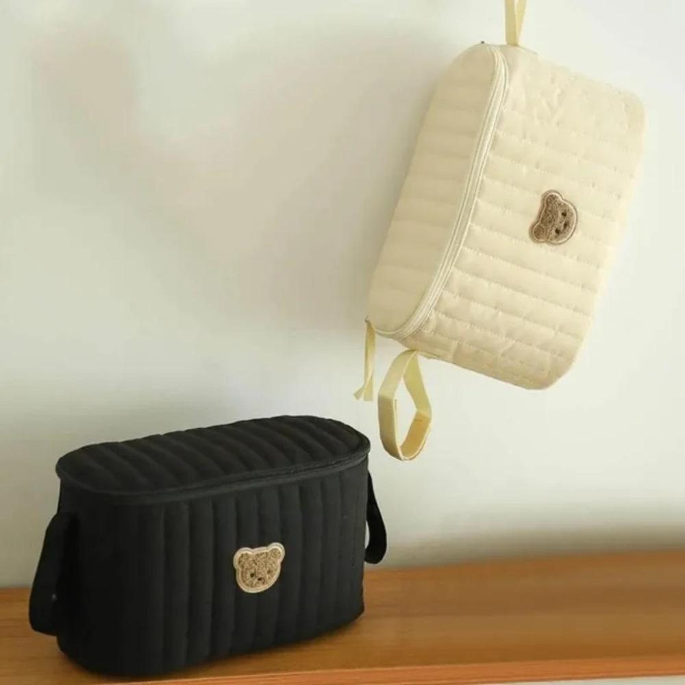 Multifunctional Baby Diaper Bag Cute Bear Design Maternity Storage Bags Baby Stroller Accessories