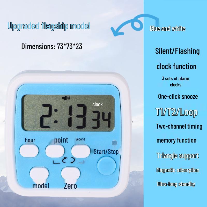 Multi-Functional Large Screen Timer: Kitchen Countdown, Bedroom Reminder, Alarm Clock.