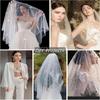 Mesh Fabric Bridal Veil Sheer Wedding Table Runner Table Decorations Table Cloth  Home Decoration