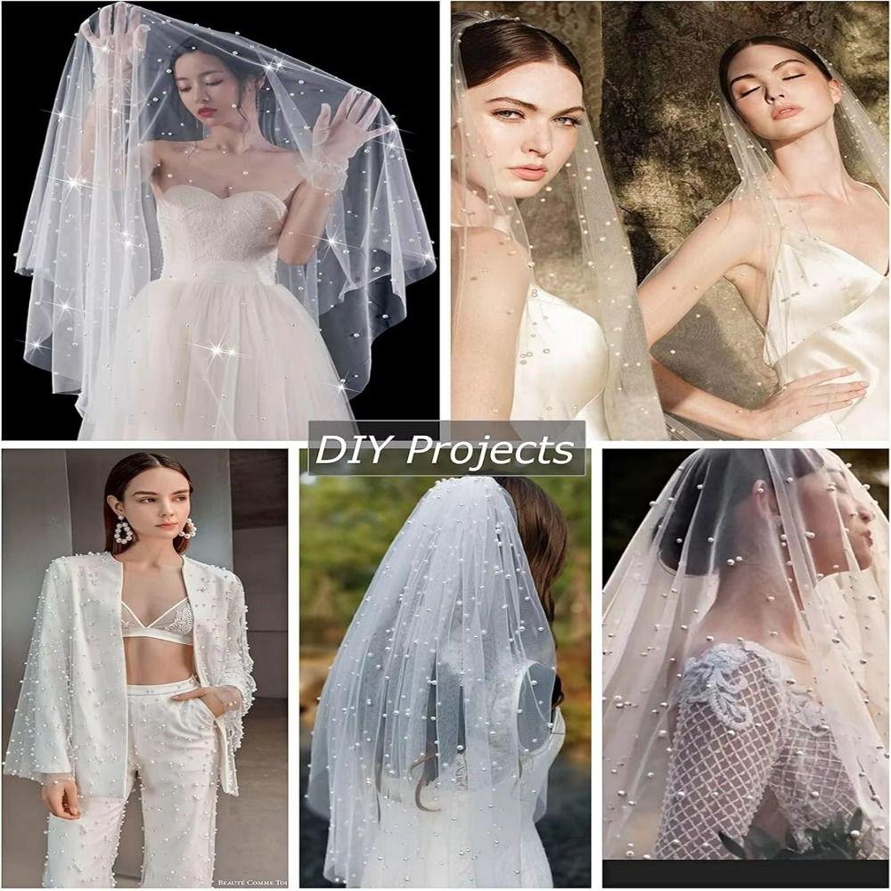 Mesh Fabric Bridal Veil Sheer Wedding Table Runner Table Decorations Table Cloth  Home Decoration