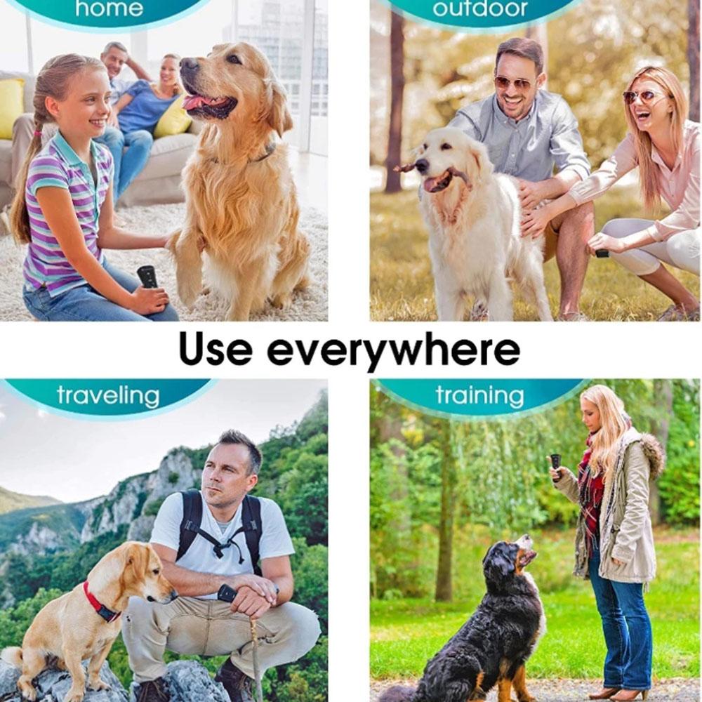 Chasseur de chiens à ultrasons Arrêtez les attaques d'animaux agressifs Répulsif pour chiens Arrêtez l'appareil d'aboiement avec lampe de poche LED Outils d'éducation pour animaux de compagnie