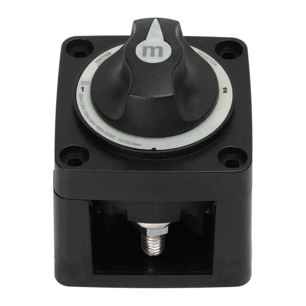 300A Battery Selector Switch Heavy Duty 3 Position Marine Battery Cut Off Switch for RV Boat