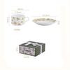 Gift Box Set 150ML Flower Ceramic Espresso Coffee Cup Tea Milk Drinking Cups with Handle Mug for Office Novelty Gift