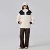 Kappa Player Water-Resistant Outdoor Sports Jacket Loose Comfortable Casual Windbreaker Unisex Jackets White K0EY2FJ81