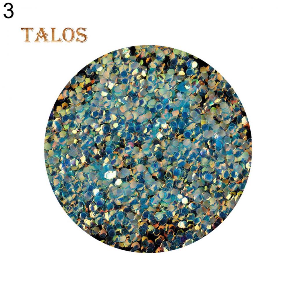DIY Glitter Acrylic Scale Tips Sequins Sticker Manicure Nail Decor Tool for Lady