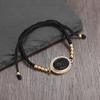 Exquisite Zircon Hand Woven Virgin Mary Bracelet for Women Girls Fashionable Good Luck Amulet Jewelry Gift