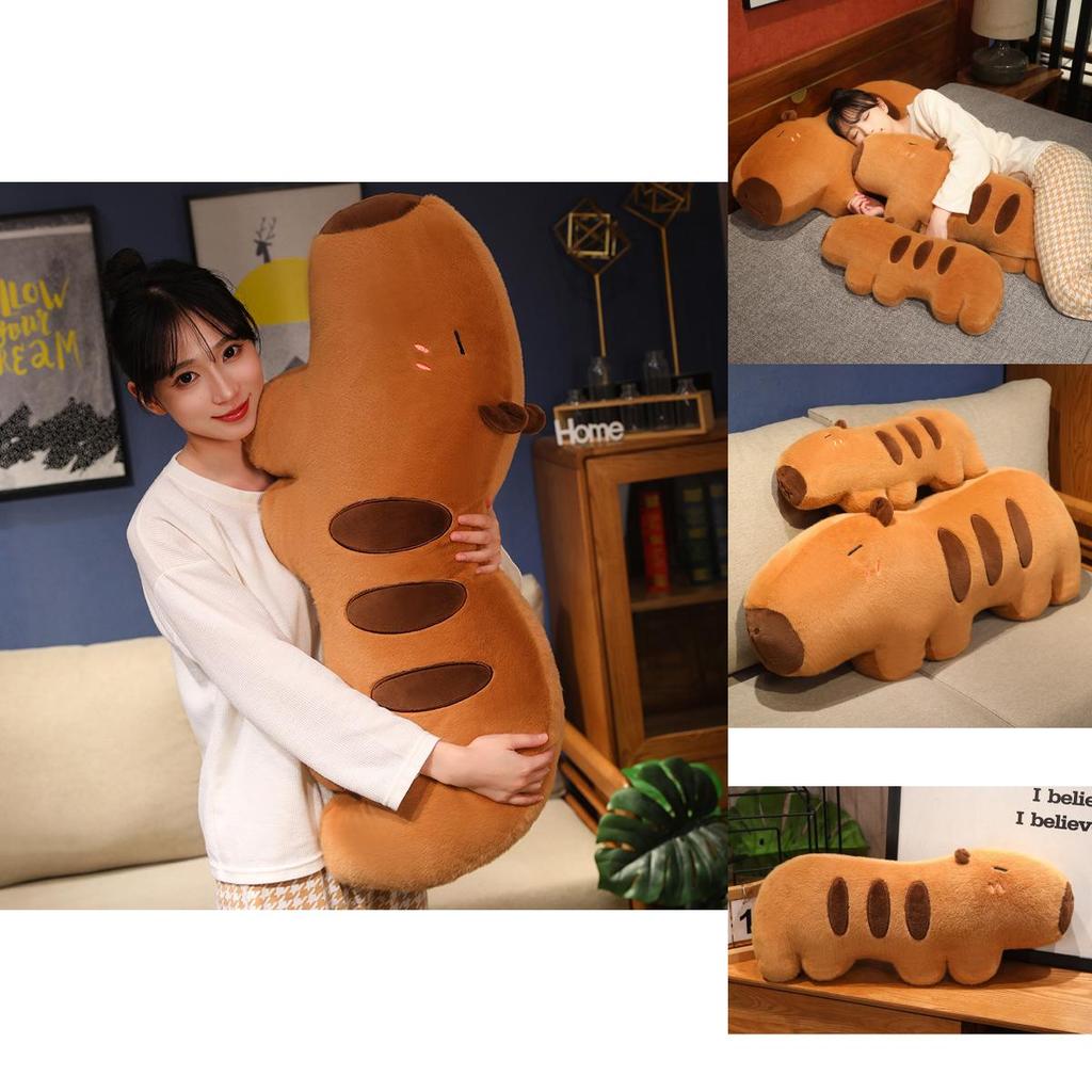 Adorable Capybara Plush Pillow For Cozy Bedroom Cuddling Soft Animal Toy Gift