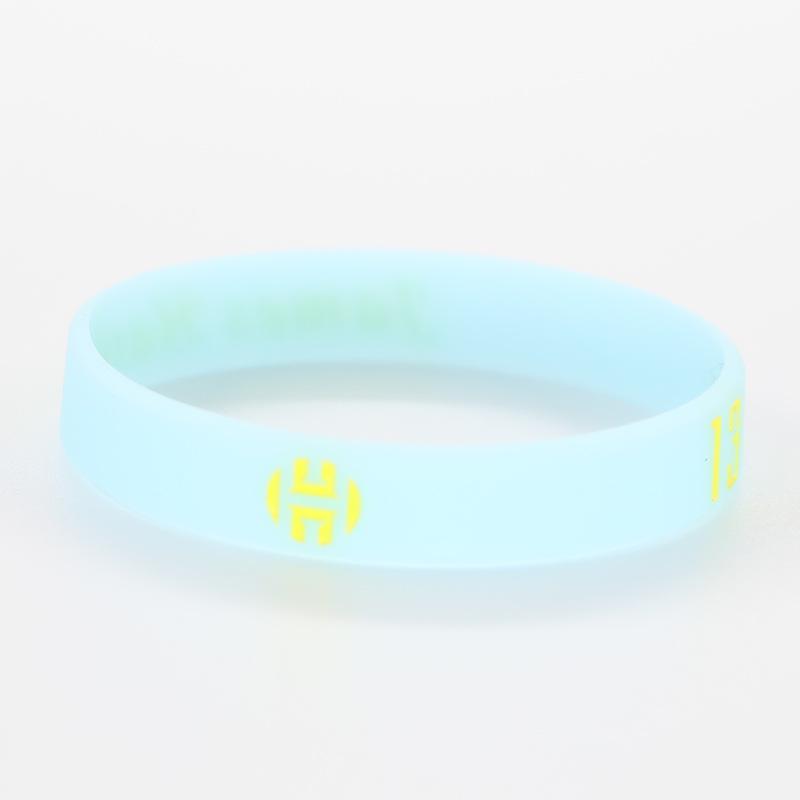 Thickened Luminous NBA Basketball Silicone Wristband: Harden, LeBron, Curry, Irving Edition