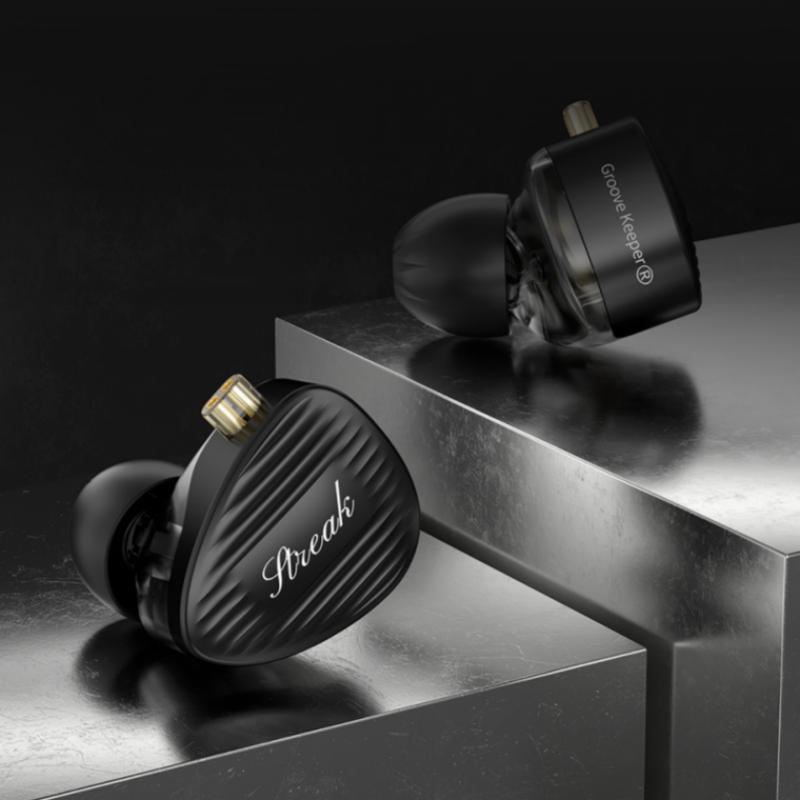 GK STREAK Earphones New-Generation Upgraded Dynamic Driver Unit + Microplate Tweeter Unit Metal Headphone