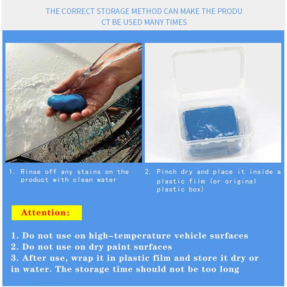 Car Clay Bar Auto Detailing Clay Bar Car Washing Cleaner Handheld Car Washer Auto Wash Bar Automotive Beauty Care Supplies