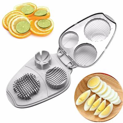 3 in 1 Manuale per la casa Tagliare a cubetti Multifunzionale Affettatrice per avocado Utensile da cucina Pratica affettatrice per uova