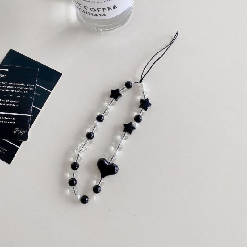 Elegant Handmade Beaded Keychain Pendant Mobile Phone Chain Strap Fashion Cellphone Rope Women Telephone Lanyard Jewelry