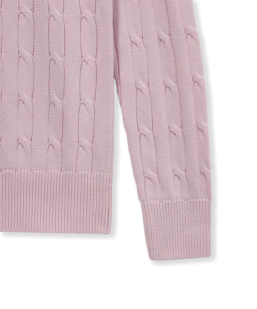 USPOLOASSN Classic Cable Cara Knit _Purple