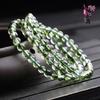 6Millimeter burst crystal bracelet, multi-strand, unisex, each piece is unique