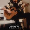 LAVA ME AIR Guitarra Acústica-Eléctrica Portátil de Abeto. Una guitarra de viaje para principiantes con efectos incorporados y una pastilla magnética.