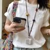 Hand-woven Phone Neck Chain Anti-lost Phone Lanyard Retro Earphone  Lanyard