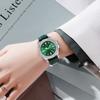 Niche High-End Women'S Watch Light Luxury Calendar Quartz Watch Women'S Green Water Ghost Watch