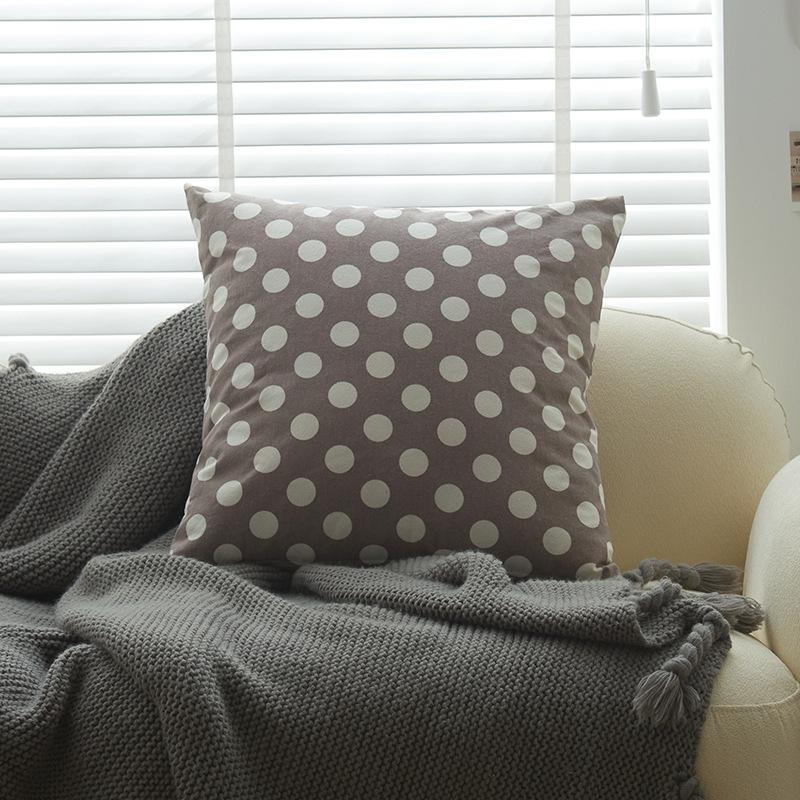 

New Light Luxury and Comfortable Pillow, Elegant Pink Series Pillow, Dot Gradient, Long Hair, Three-dimensional Wave Plush Pillow 45 * 45cm (excluding core)