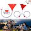 Heavy Duty Double Head Beer Funnel with Valves for College Parties, Birthday, Carnival - Leak-Proof, High Capacity, No Spill