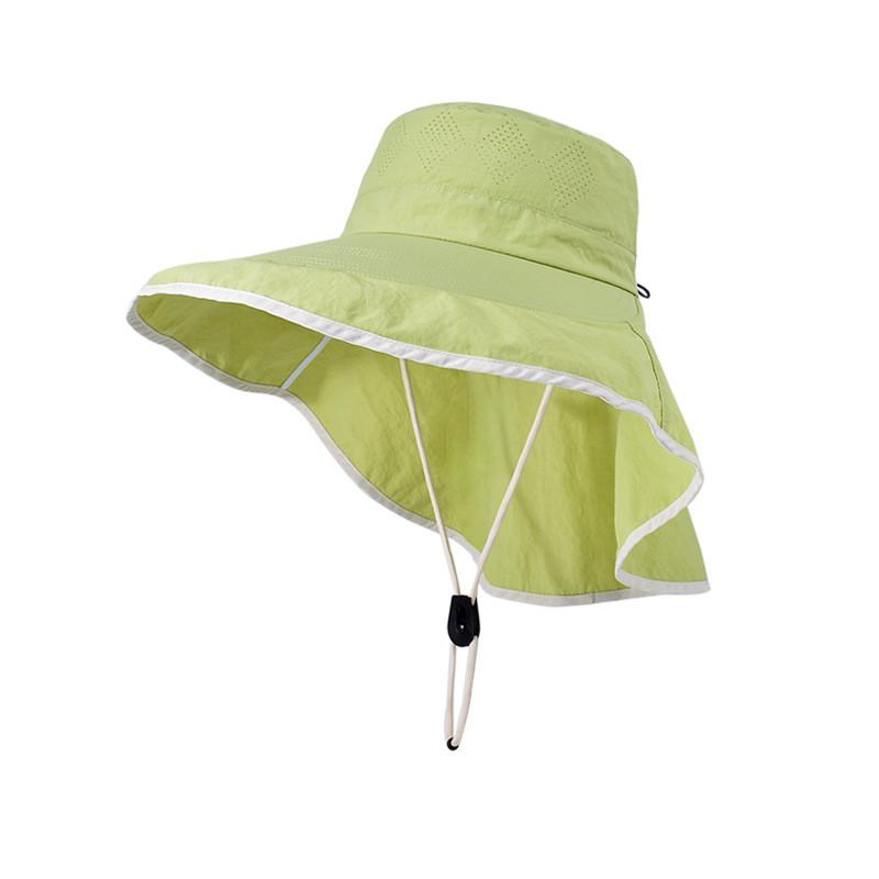 Summer Outdoor Sun Hat With Wide Brim And Neck Shield For Men Women