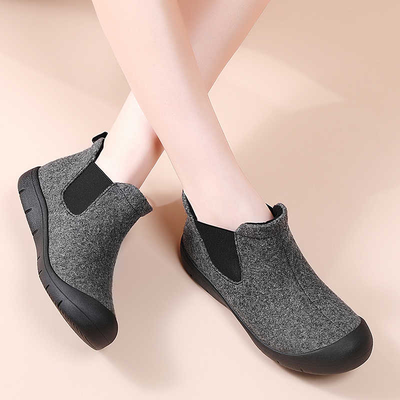 Natural Leather Dad Black Woman Booty Brown Boot Shoes Ladies Boots Sneakers Sports Chassure Runings New Style Trendy