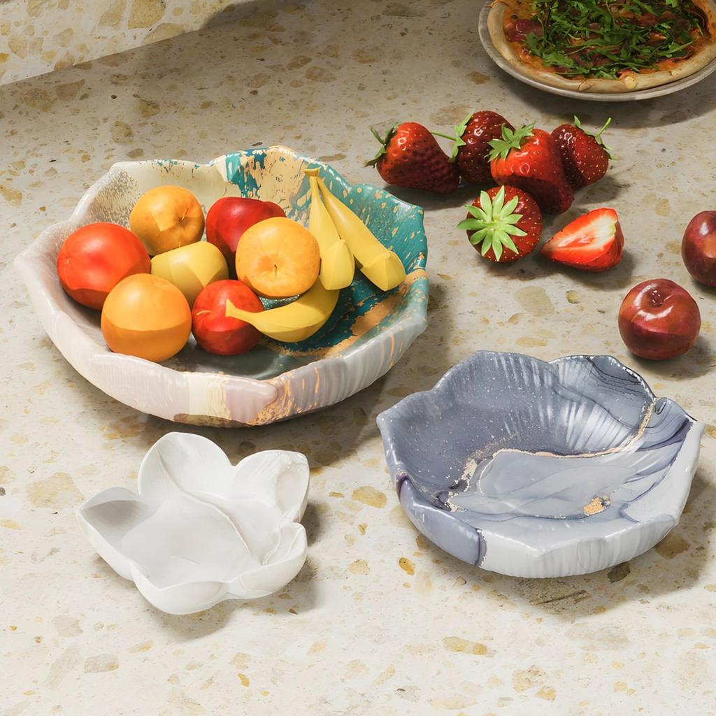 Silicone Flower Storage Tray Mold Heat Resistant Fruit Plate Mould Jewelry Making Tool for Home Decoration Enthusiasts