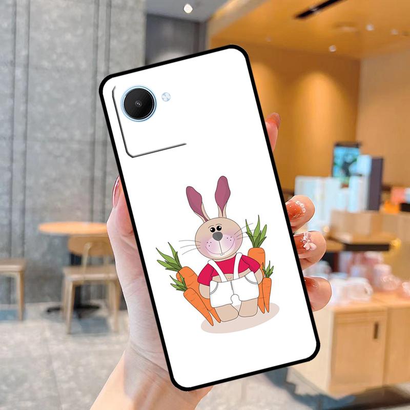 Carrot Vegetable Food Case For Realme C55 C33 C31 C35 C30 C11 C15 C25s C21Y GT Neo 5 3T 2T 8 9 10 11 Pro Plus