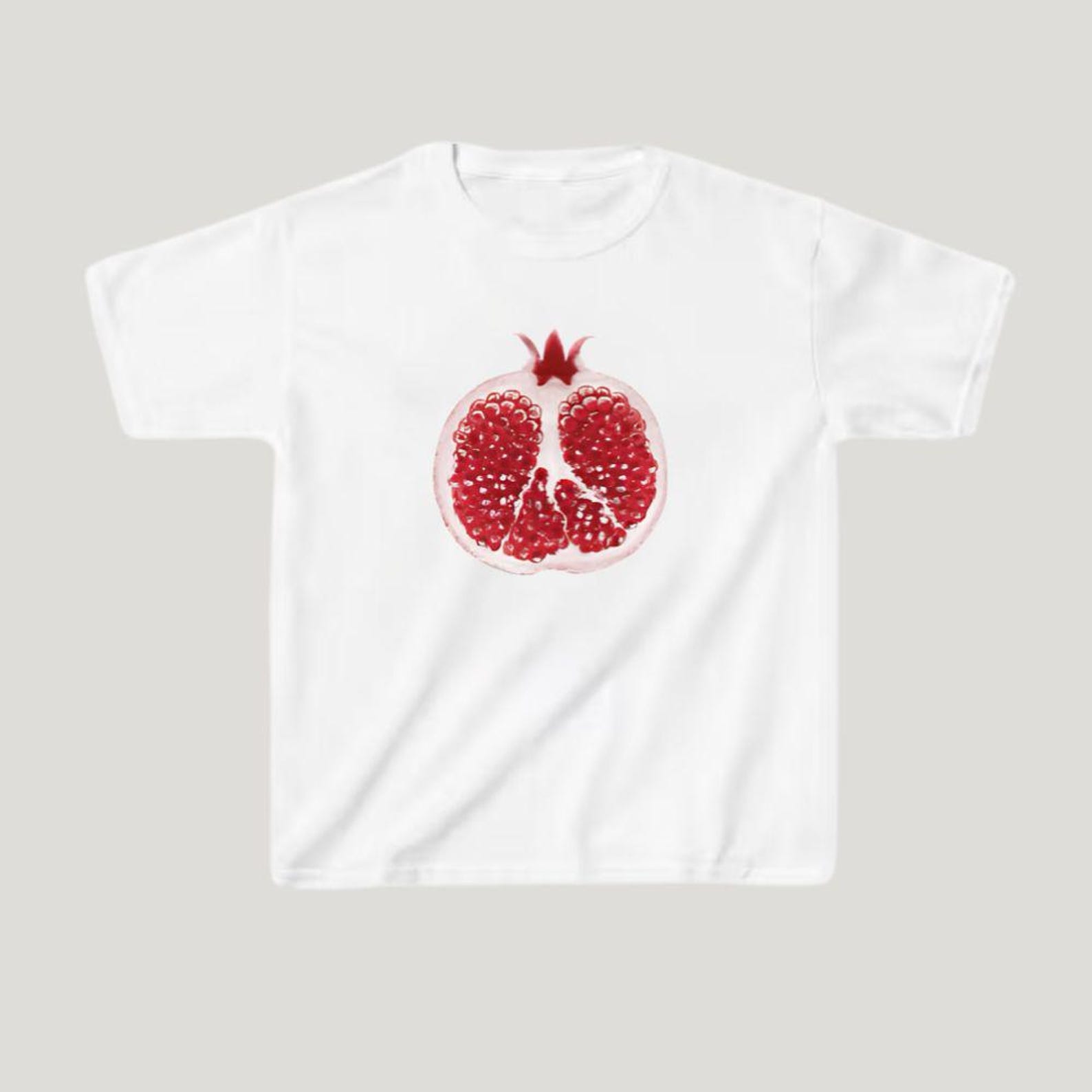 Pomegranate Shirt, Fruit Lover Graphic Tee | Unisex T-Shirt | Botanical Art Gift Summer Top XL