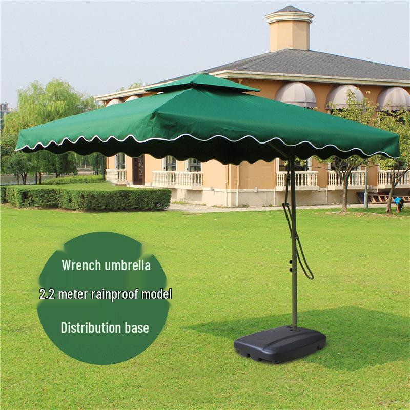 Waterproof Sunshade Umbrella for Balcony, Advertising, Roman Style, Security Booth, Stall, and Courtyard